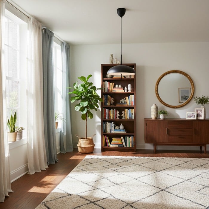 Lámpara colgante Aurelia - Estructura metálica escultural con elegante pantalla para comedor y entrada HL1957