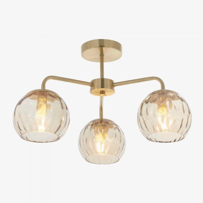 Tracian Glas-Pendelleuchte im Mid-Century-Modern-Stil mit Kugelform für Esszimmer HL2041