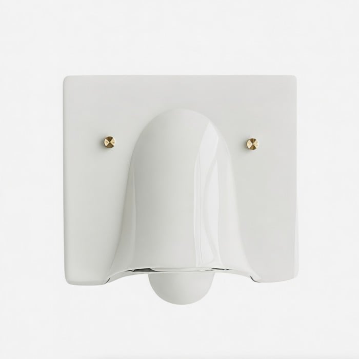 Lampada da parete vintage in resina colorata – Applique curva bidirezionale per corridoio HL3522
