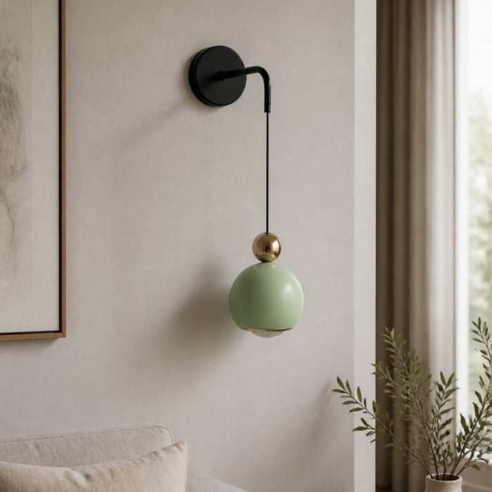 Glintap Nordic Globe wandlamp - minimalistische accentlamp voor slaapkamerinterieur HL3537