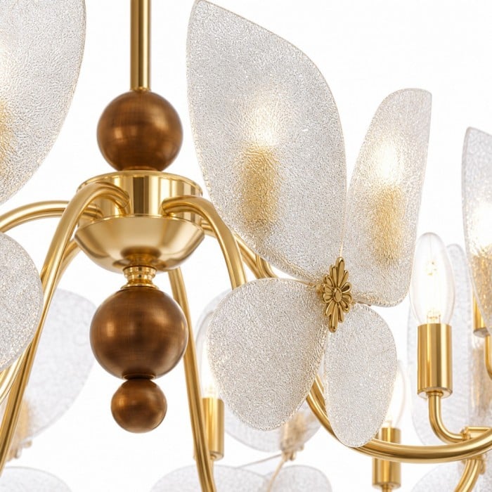 Lucenda Artistic Butterfly Chandelier - French Retro Statement Chandelier for Kitchen Island HL3554
