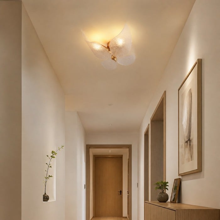 Lucenda Butterfly Decorative Ceiling Lamp - Elegant Retro Lighting for Corridor and Balcony HL3564