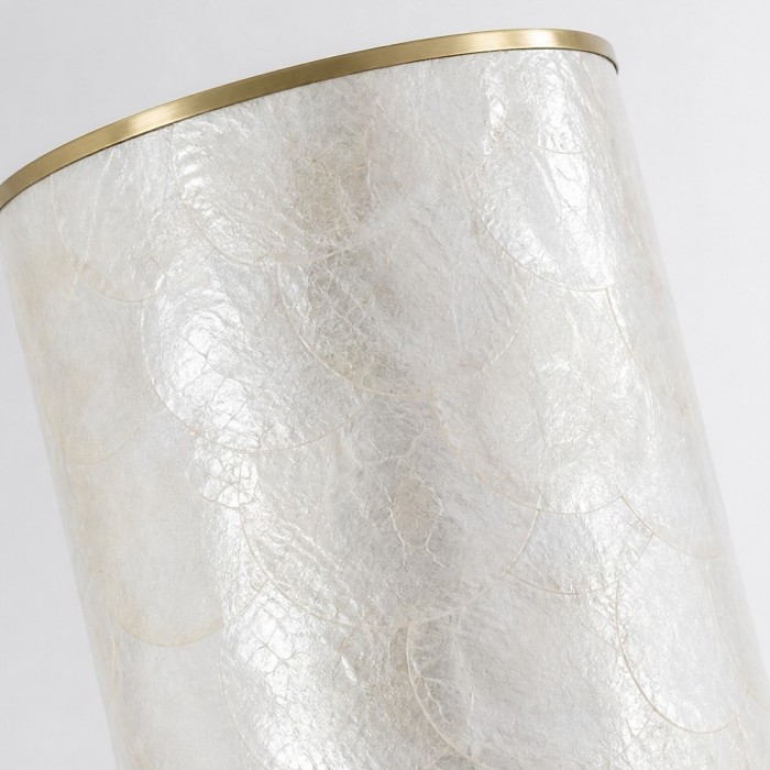 Nacrelith Capiz schelp wandlamp met gelaagde textuur - Moderne wandlamp voor de woonkamer HL3548