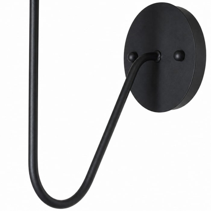 Nacrelith Vintage wandlamp met schelpstructuur - ontwerp met gebogen arm voor de slaapkamer HL3543