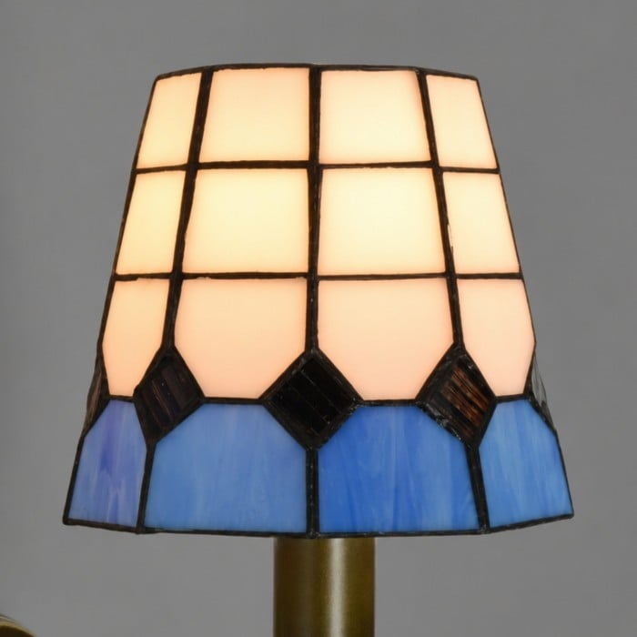 TF Tivanny Vintage Retro Stained Glass Wall Lamp for Bedrooms and Entryways HL3556