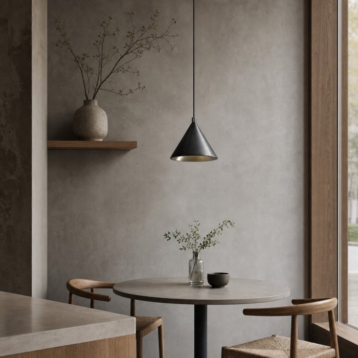 Veridia Minimalist Adjustable Pendant Light - Aluminum Hanging Lamp for Bedroom and Bedside HL3534