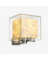 Solmire Contemporary Wall Light - Tailored Fabric Metal Wall Fixture for Bedroom and Hallway HL3545