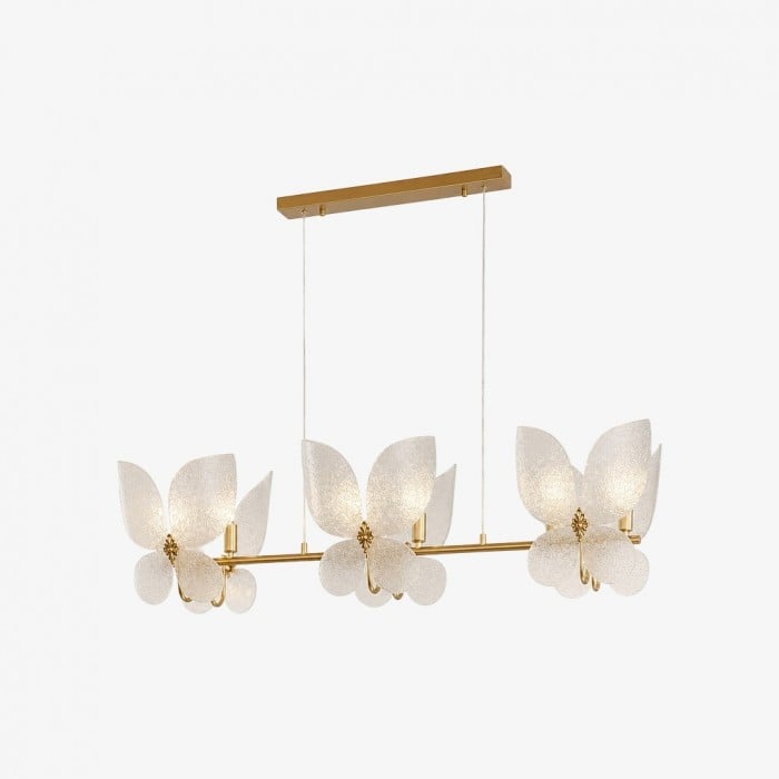 Lucenda Artistic Butterfly Chandelier - French Retro Statement Chandelier for Kitchen Island HL3554