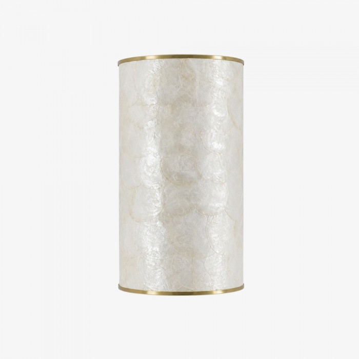 Nacrelith Capiz schelp wandlamp met gelaagde textuur - Moderne wandlamp voor de woonkamer HL3548