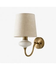Shellure Nordic Shell Wall Lamp - Elegant Patterned Light for Living Room HL3559