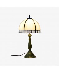 Beamira Natural Shell Mica Table Lamp - Handmade Crafted for Bedroom or Living Room HL3530