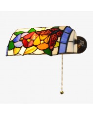 Beamira Mica Square Wall Lamp - Glass Shade Shell Decorative Wall Light for Hallway HL3539