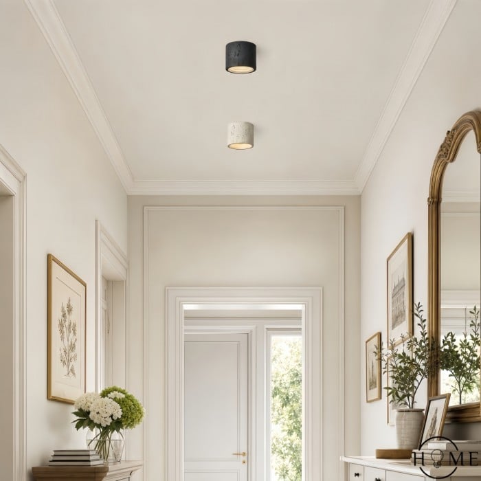 Modern Wabi-Sabi Cylindrical Ceiling Lamp HL513