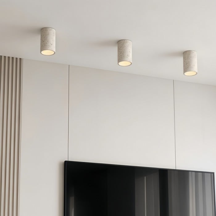Modern Wabi-Sabi Cylindrical Ceiling Lamp HL513