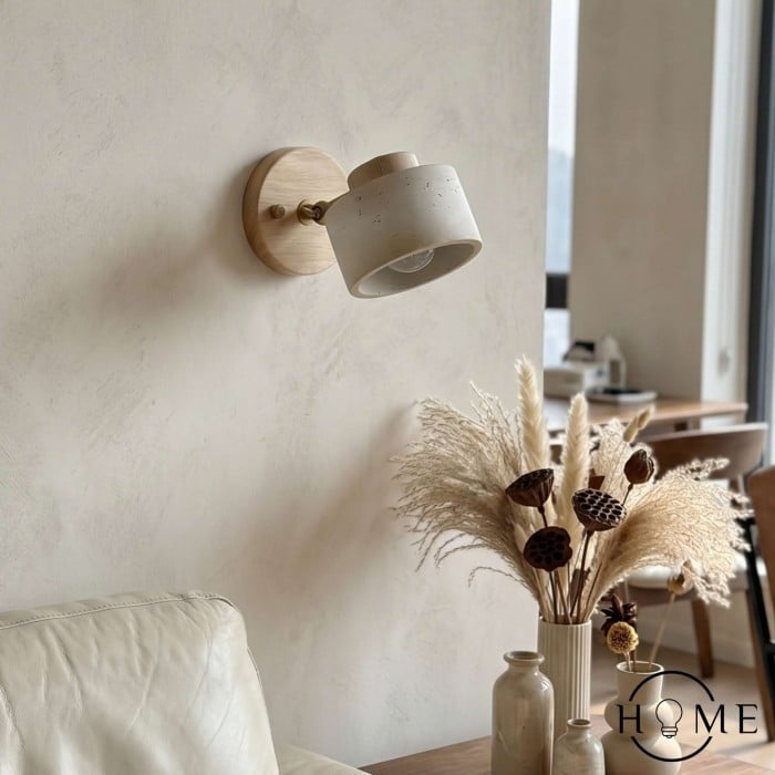 Studie Lezen Minimalistische Travertijn Stenen Wandlamp HL1269