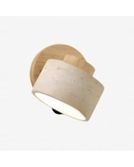 Lampada da comodino in legno massello nordico HL1267