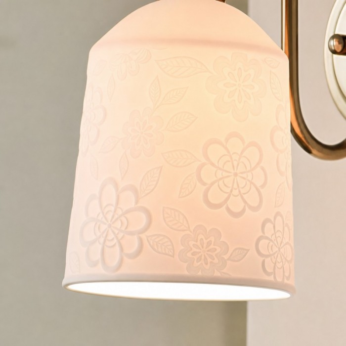Celvane Wandleuchte im französischen Vintage-Stil – Elegante Nachttischleuchte im Retro-Design für Schlafzimmer und Flur HL3604