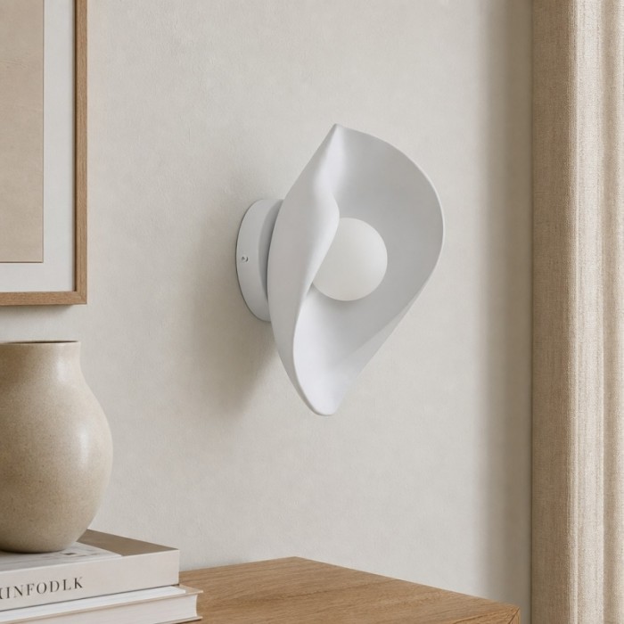 Goviena Moderne, kokonförmige Wandleuchte – Minimalistische dekorative Wandleuchte für Schlafzimmer und Flur HL3584