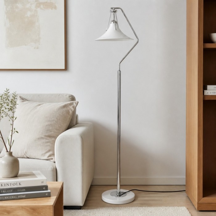Kallera Stehleuchte im französischen Stil – Dekorative Leuchte von Magnolia Design für Sofaecke und Leseecke HL3583