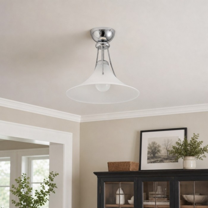 Lámpara de techo Kallera Magnolia - Pantalla con diseño degradado para dormitorio y pasillo HL3599