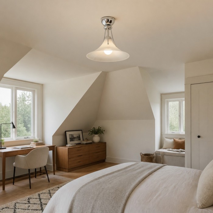 Lámpara de techo Kallera Magnolia - Pantalla con diseño degradado para dormitorio y pasillo HL3599