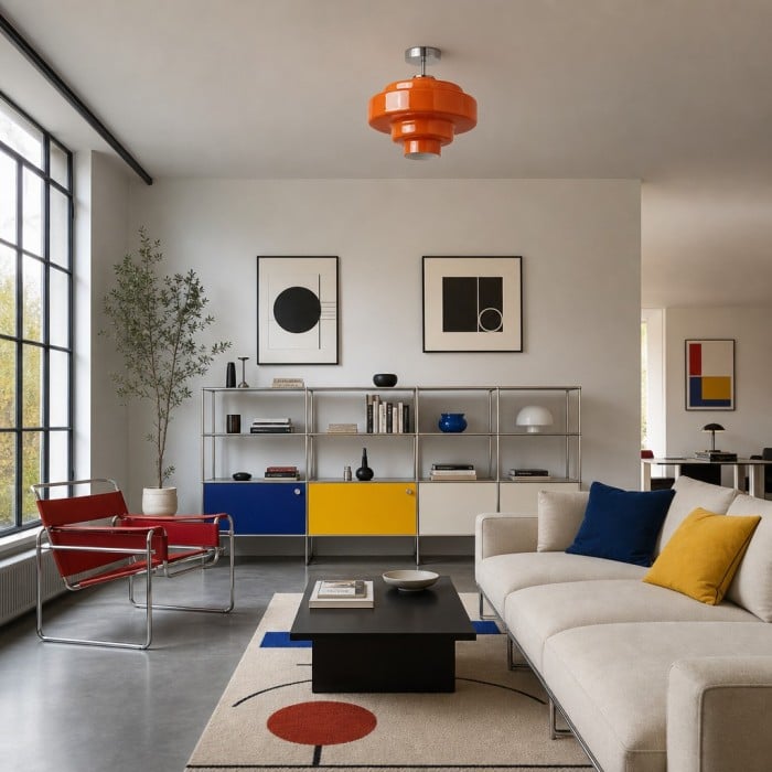 Koloro Glas-Deckenleuchte – Lampenschirm mit mehrschichtigem, abgerundetem Design für Flur oder Garderobe HL3581