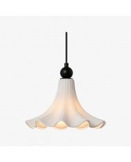 Cazelle Fransk Vintage Wave Pendellampa - Mjukt Stämningsfull Pendellampa för Inomhusbruk HL3591