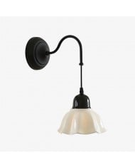 Cedlan Vintage Zedernholz-Wandleuchte - Minimalistische Retro-Wandleuchte für Flur und Balkon HL3602