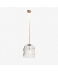 Solivara hanglamp – hanglamp met gelaagde kap en linnen HL1511