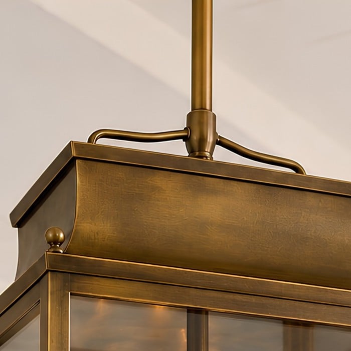 Lampada a sospensione moderna per esterni Yolvira - Lampada a sospensione in metallo per esterni HL1429
