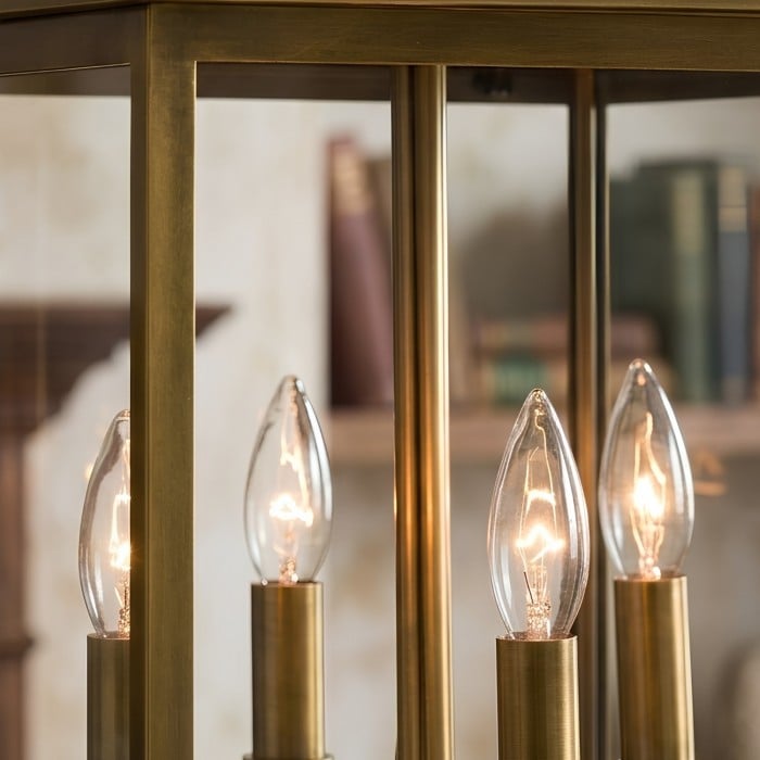 Lampada a sospensione moderna per esterni Yolvira - Lampada a sospensione in metallo per esterni HL1429