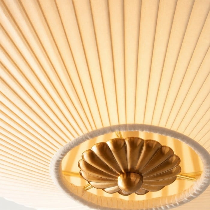 Elumina Silk Halbbündige Montage - Moderne Deckenleuchte aus Stoff HL1391