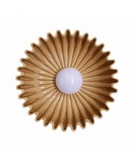 TF Astoria Vintage solfjäderformad vägglampa - Handgjort konstglas - För sovrumsaccentbelysning HL2234