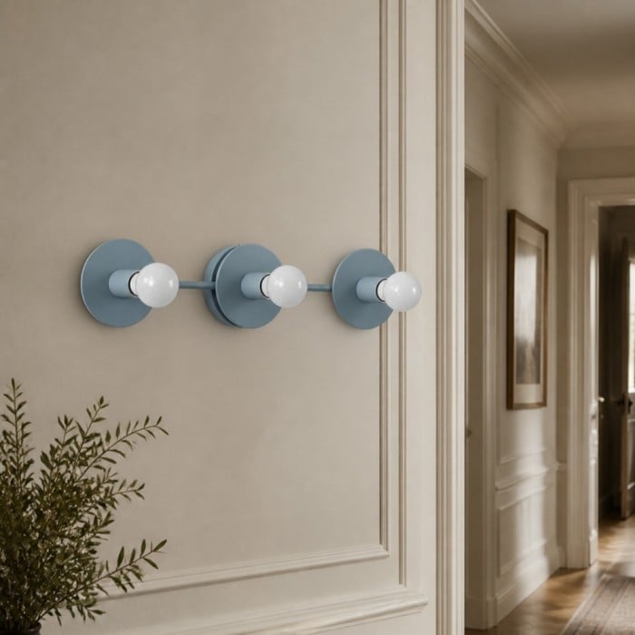 Lampada da toeletta moderna e colorata Radiro Globe - Apparecchio da bagno minimalista in più finiture HL1722