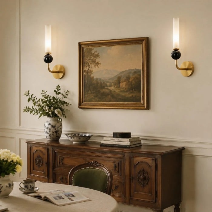 Aveline Copper Acrylic Wall Sconce HL4097