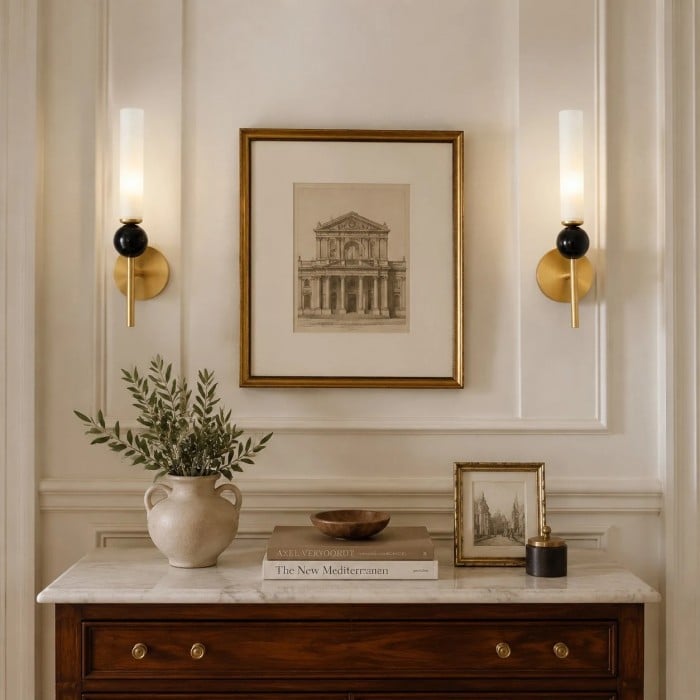 Aveline Copper Acrylic Wall Sconce HL4097