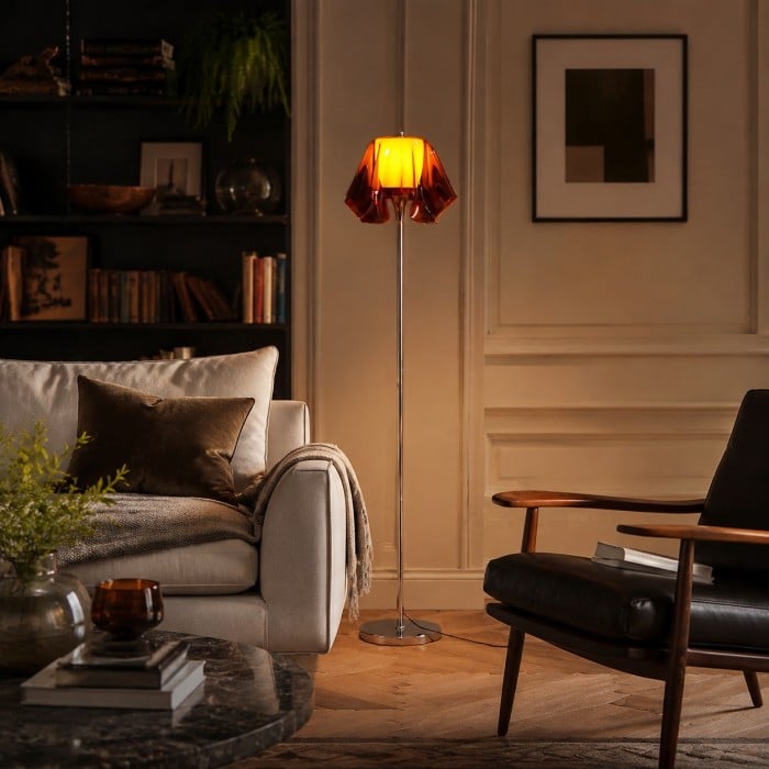 Bauhaus Acrylic Flower Floor Lamp for Living Rooms HL4096