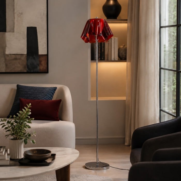 Bauhaus Acrylic Flower Floor Lamp for Living Rooms HL4096