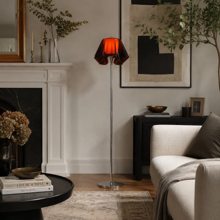 Bauhaus Acrylic Flower Floor Lamp for Living Rooms HL4096