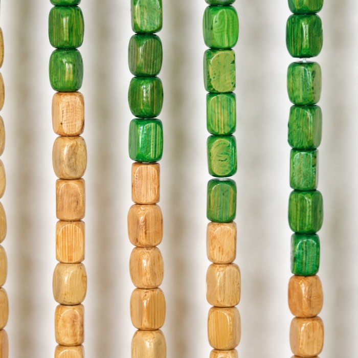 Türvorhang aus Holzperlen im Bohème-Stil HL4149