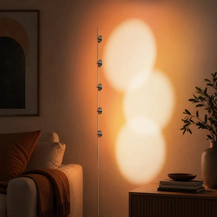 Lampadaire à projection « Coucher de soleil respirant » HL4183