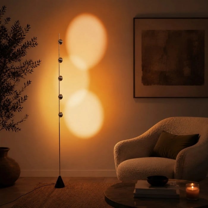 Lampadaire à projection « Coucher de soleil respirant » HL4183
