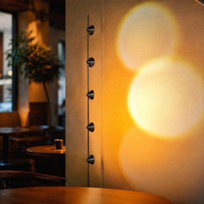 Lampadaire à projection « Coucher de soleil respirant » HL4183