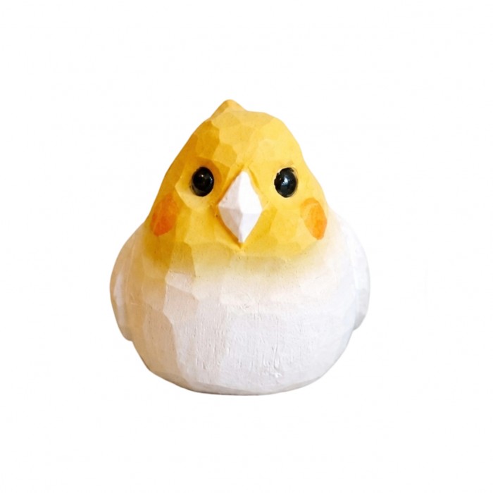 Cute Carved Wooden Bird Ornament HL4127