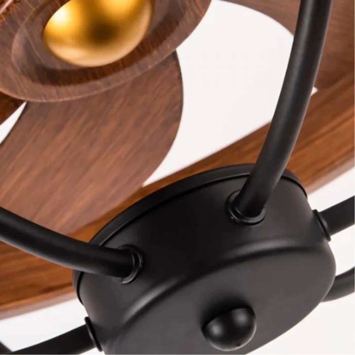 Farmhouse Wagon Wheel Wood Grain Ceiling Lamps HL4060