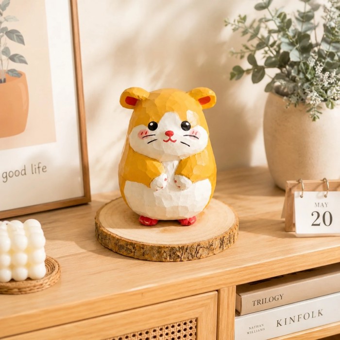 Handgeschnitzte Tierfiguren aus Holz HL4126
