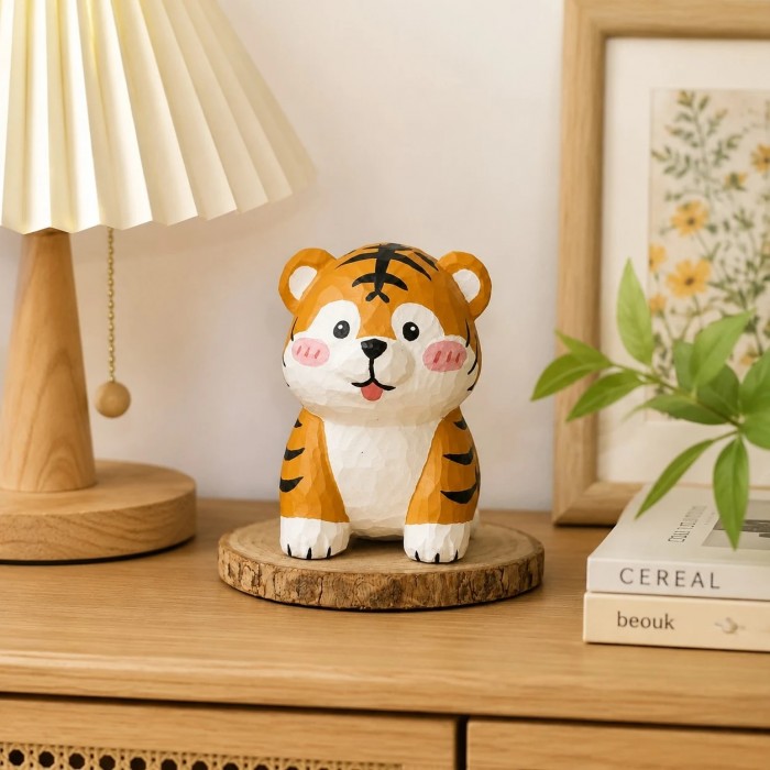 Handgeschnitzte Tierfiguren aus Holz HL4126