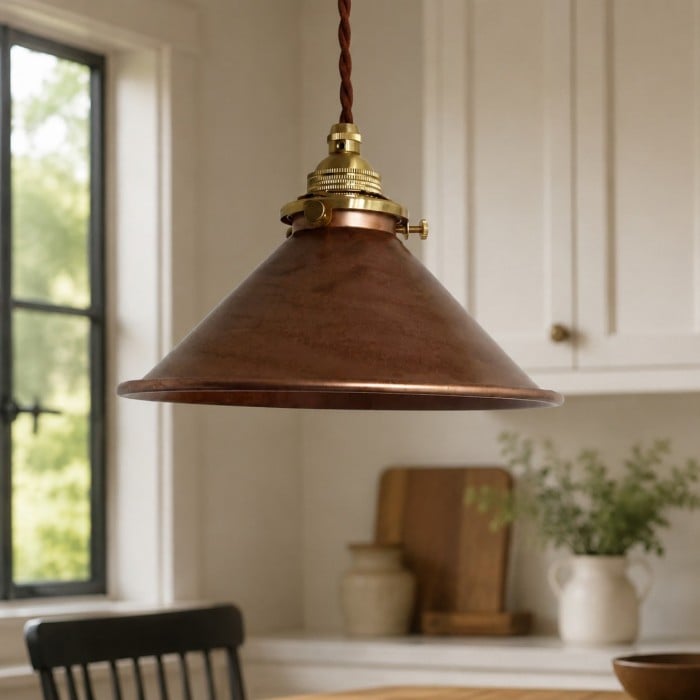Ręcznie zardzewiała lampa wisząca w stylu nordyckim HL4190