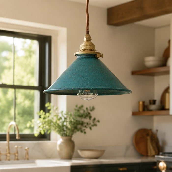 Ręcznie zardzewiała lampa wisząca w stylu nordyckim HL4190