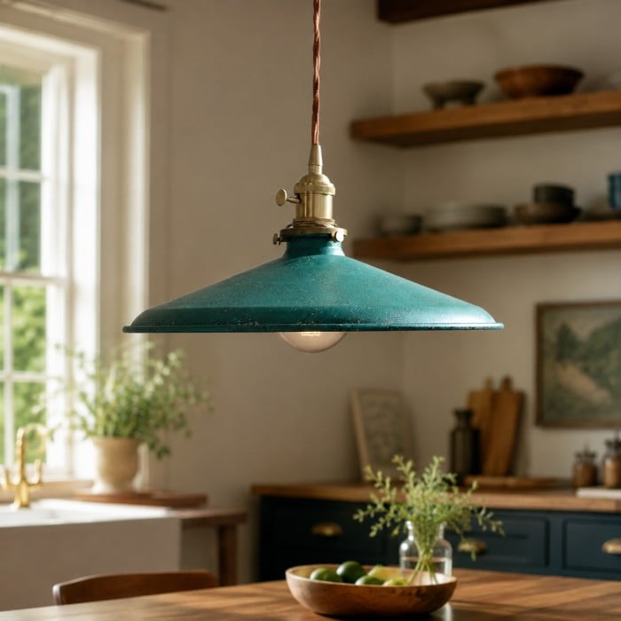 Ręcznie zardzewiała lampa wisząca w stylu nordyckim HL4190